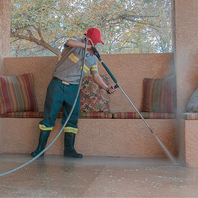 professional patio deck power washer cleaning services in Phoenix.