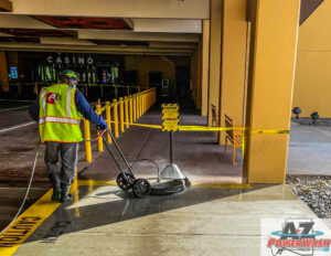 Commercial Parking Garage Power Washing Company