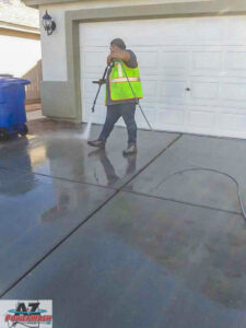 driveway cleaning company near McDowell Mountains in Scottsdale.