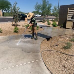 commercial sidewalk cleaning services in Phoenix.