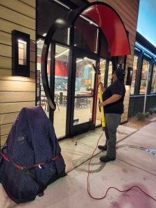restaurant window cleaning in Gilbert, AZ.