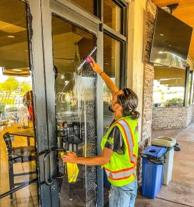Commercial window cleaners near me at Kierland in Scottsdale.