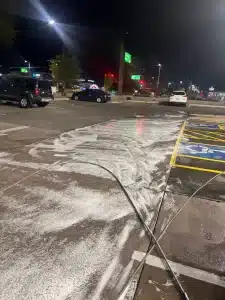 24/7 parking lot power washing services in Scottsdale, AZ.