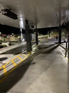 fast food restaurant power washing in Phoenix.