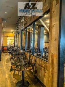 restaurant window cleaning in Mesa.