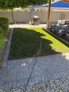 power washing for bird droppings on patio in Scottsdale, AZ.