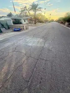 construction site cleanup in Scottsdale near Shea North Estates in Paradise Valley Village.